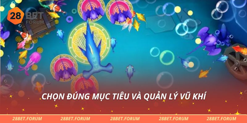 Chọn đúng mục tiêu và quản lý vũ khí