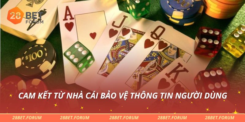 Cam kết từ nhà cái bảo vệ thông tin người dùng