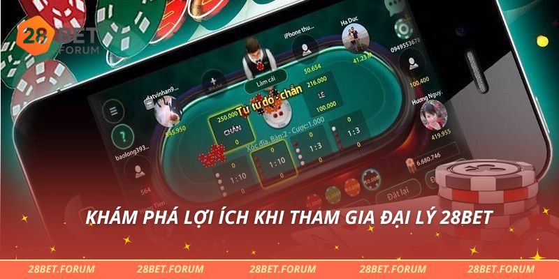 Khám phá lợi ích khi tham gia đại lý 28bet