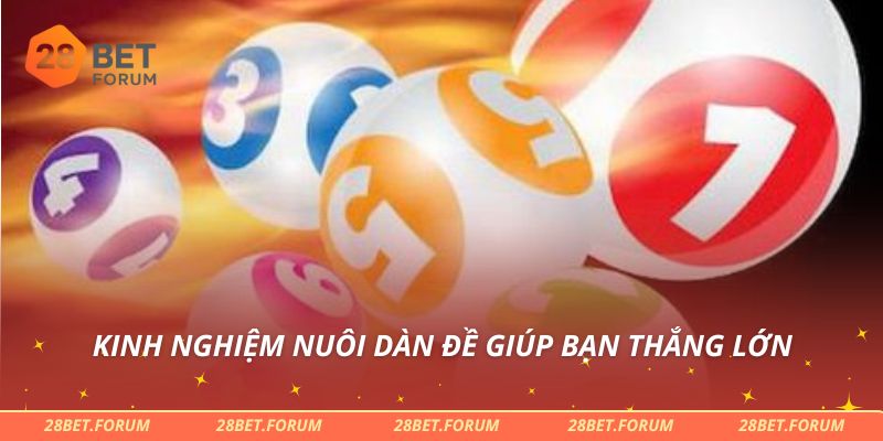 Bật Mí Dàn Đề 36 Số Giúp Nuôi Lô Hiệu Quả Mỗi Ngày 4 Kinh nghiệm nuôi dàn đề giúp bạn thắng lớn