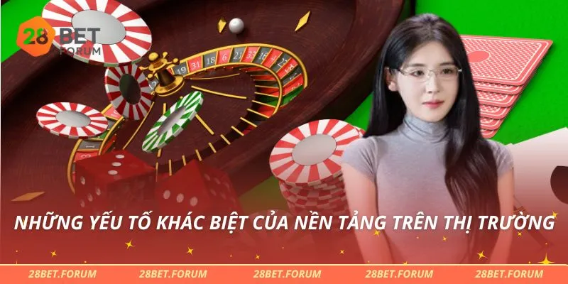 Những yếu tố khác biệt của nền tảng trên thị trường