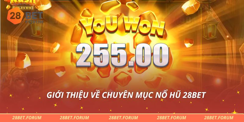 Giới thiệu về chuyên mục nổ hũ 28BET